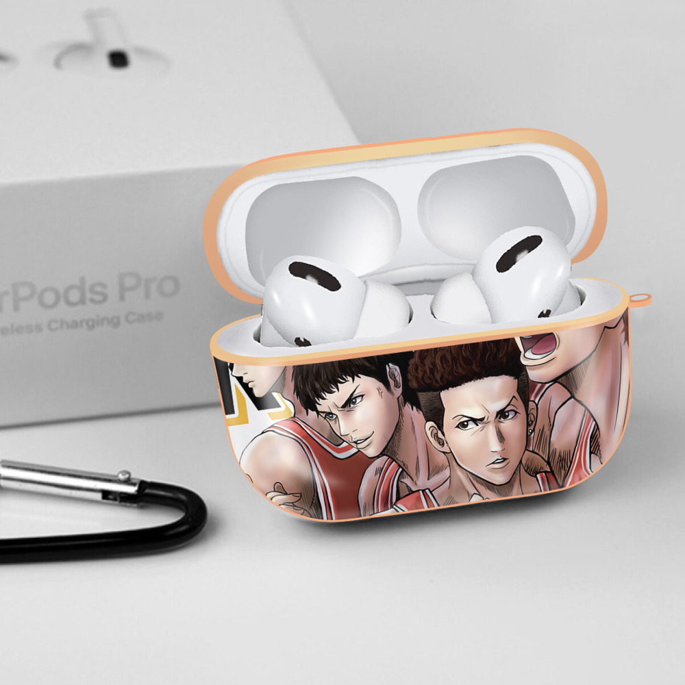 SLAM DUNK／スラムダンク 【AirPods Pro用】ハードシェル保護ケース｜耐衝撃・防指紋・カラビナ付き商品仕様