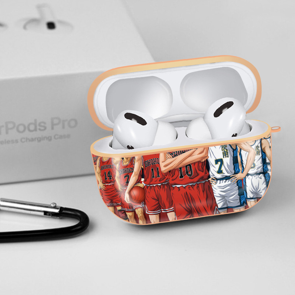SLAM DUNK／スラムダンク 【AirPods Pro用】ハードシェル保護ケース｜耐衝撃・防指紋・カラビナ付き商品仕様