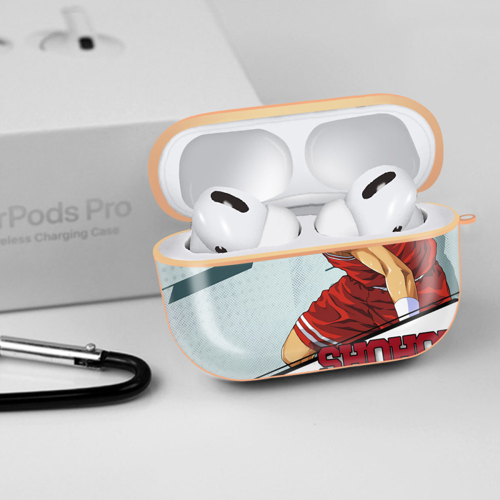 SLAM DUNK／スラムダンク 【AirPods Pro用】ハードシェル保護ケース｜耐衝撃・防指紋・カラビナ付き商品仕様