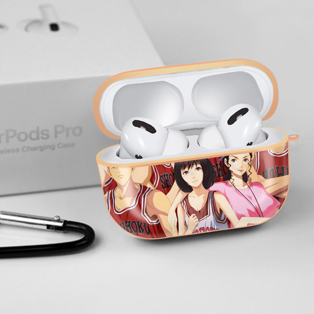 SLAM DUNK／スラムダンク 【AirPods Pro用】ハードシェル保護ケース｜耐衝撃・防指紋・カラビナ付き商品仕様