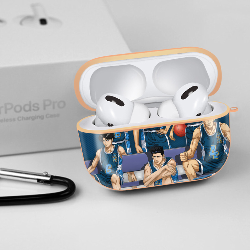 SLAM DUNK／スラムダンク 【AirPods Pro用】ハードシェル保護ケース｜耐衝撃・防指紋・カラビナ付き商品仕様