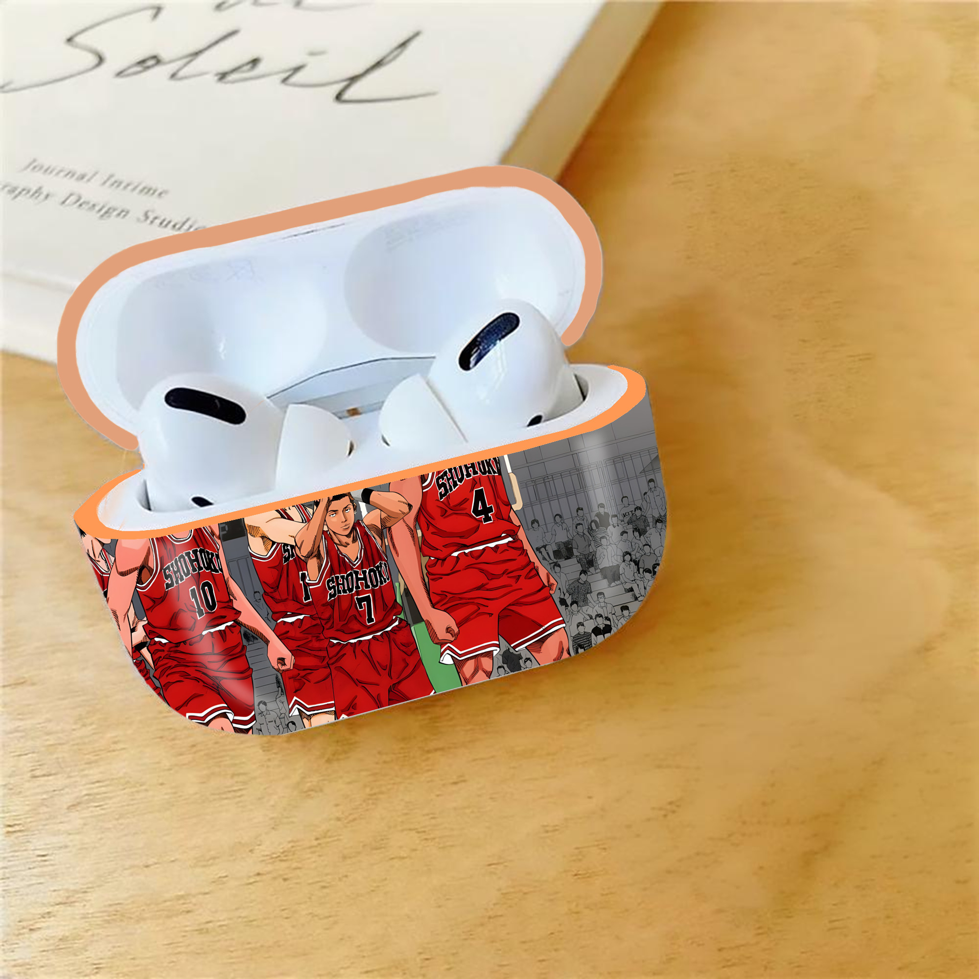 SLAM DUNK／スラムダンク 【AirPods Pro用】ハードシェル保護ケース｜耐衝撃・防指紋・カラビナ付き商品仕様