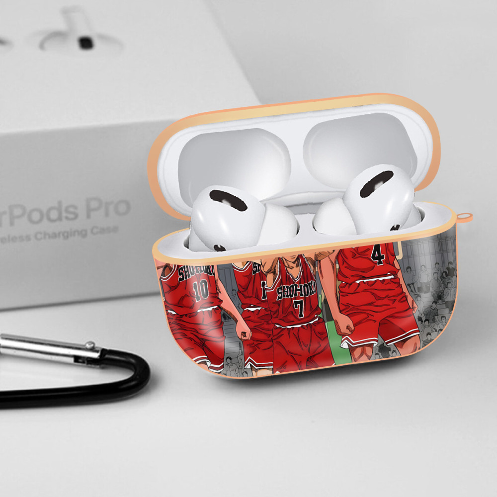 SLAM DUNK／スラムダンク 【AirPods Pro用】ハードシェル保護ケース｜耐衝撃・防指紋・カラビナ付き商品仕様