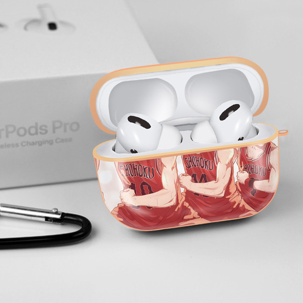 SLAM DUNK／スラムダンク 【AirPods Pro用】ハードシェル保護ケース｜耐衝撃・防指紋・カラビナ付き商品仕様