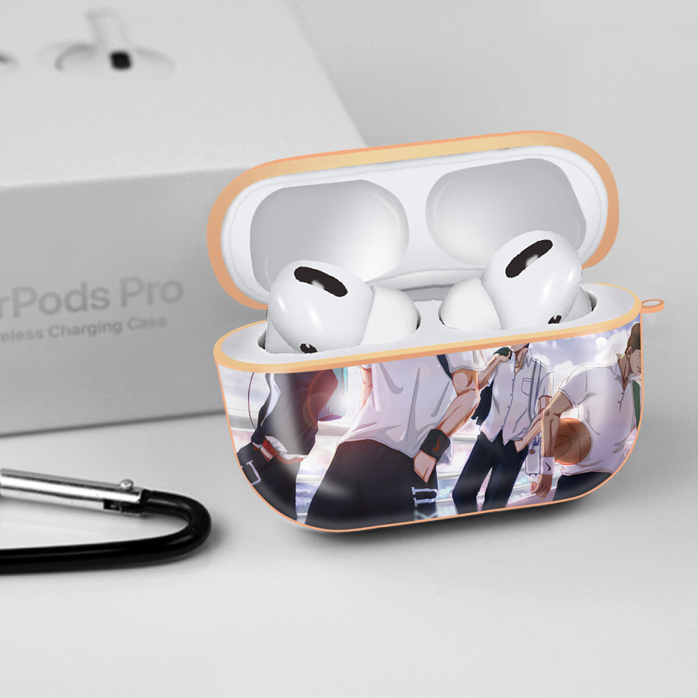 SLAM DUNK／スラムダンク 【AirPods Pro用】ハードシェル保護ケース｜耐衝撃・防指紋・カラビナ付き商品仕様