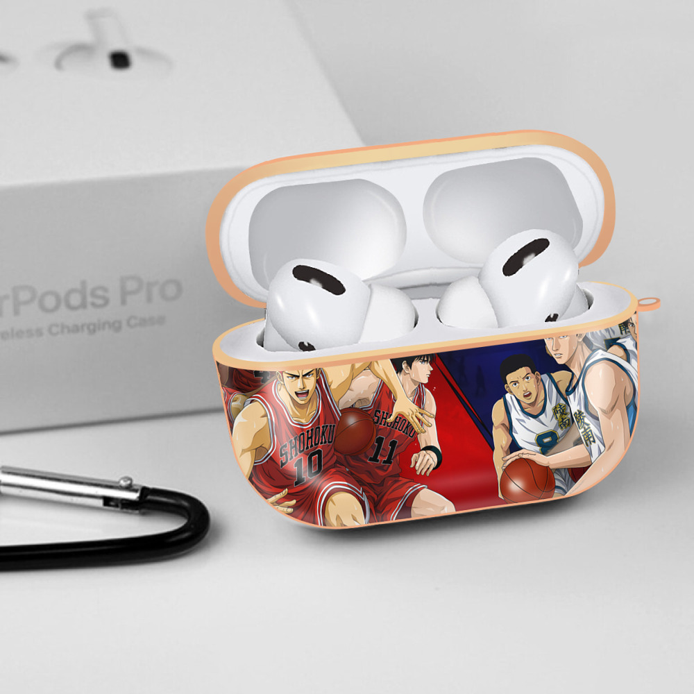 SLAM DUNK／スラムダンク 【AirPods Pro用】ハードシェル保護ケース｜耐衝撃・防指紋・カラビナ付き商品仕様