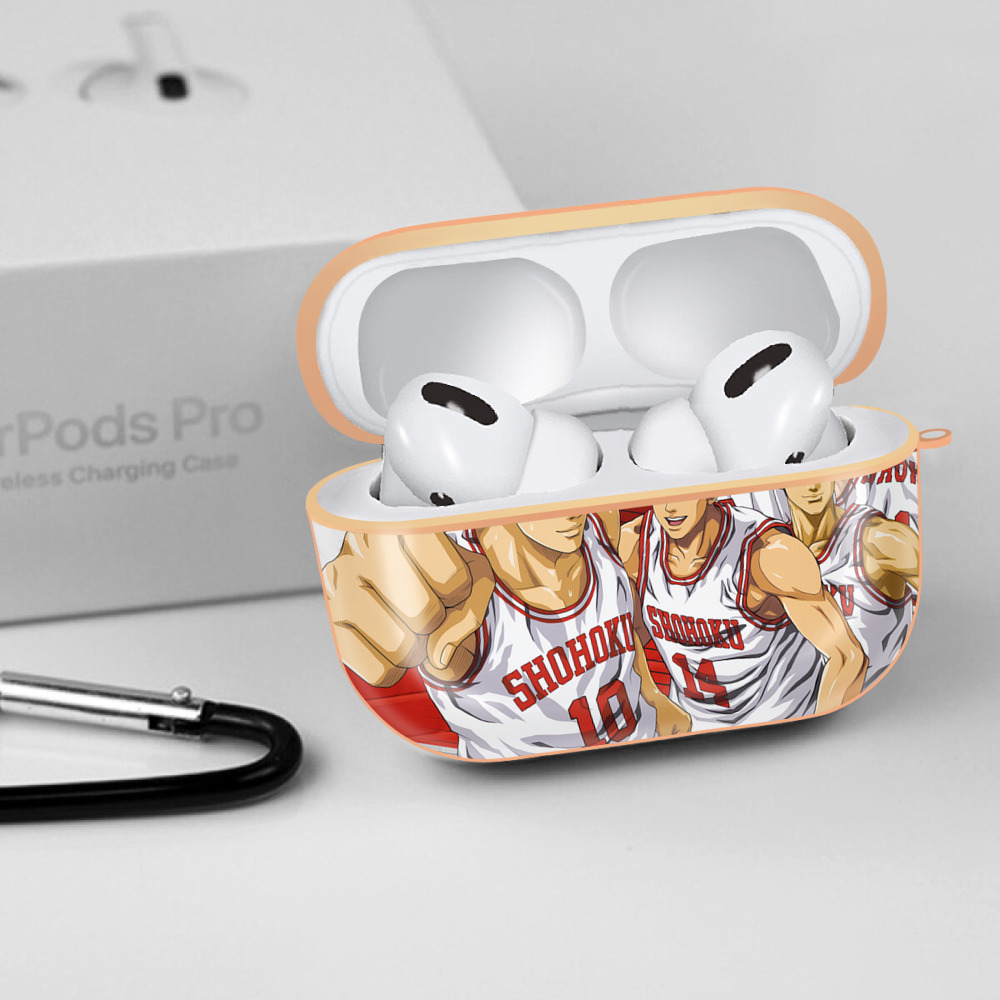 SLAM DUNK／スラムダンク 【AirPods Pro用】ハードシェル保護ケース｜耐衝撃・防指紋・カラビナ付き商品仕様