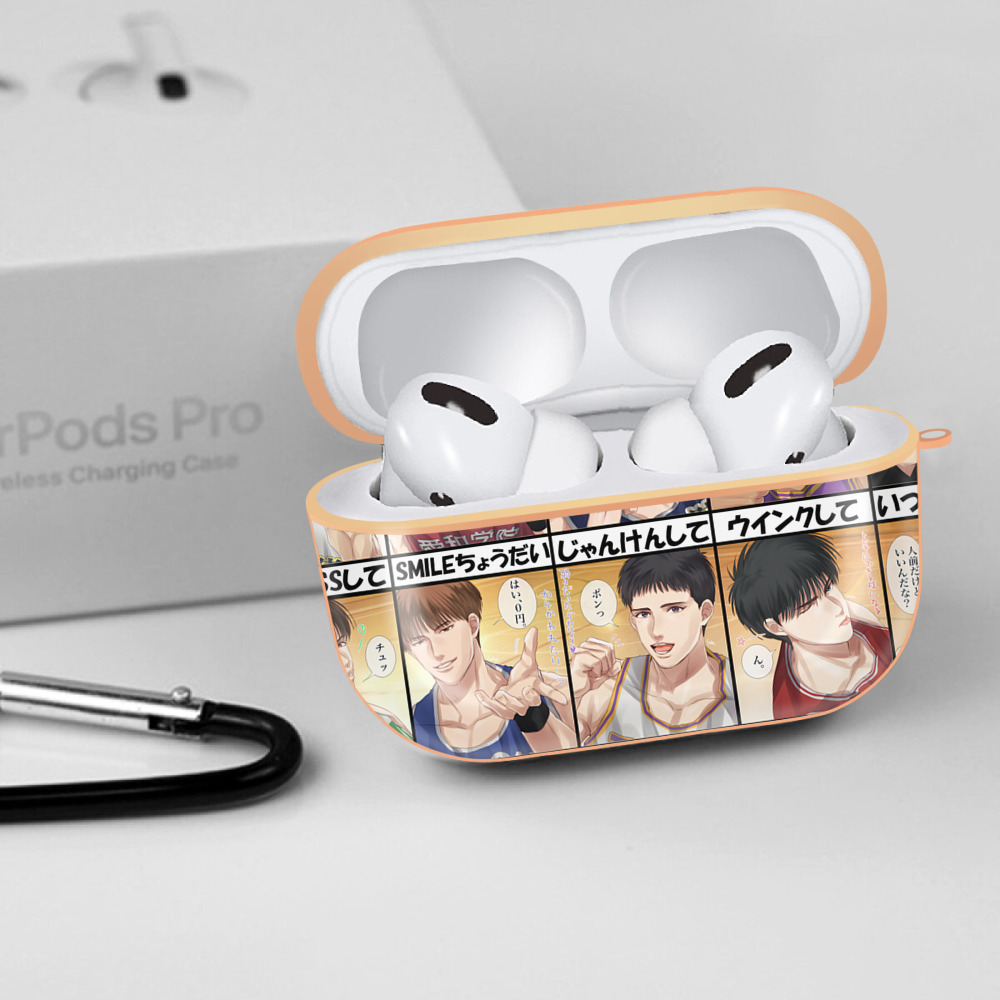SLAM DUNK／スラムダンク 【AirPods Pro用】ハードシェル保護ケース｜耐衝撃・防指紋・カラビナ付き商品仕様