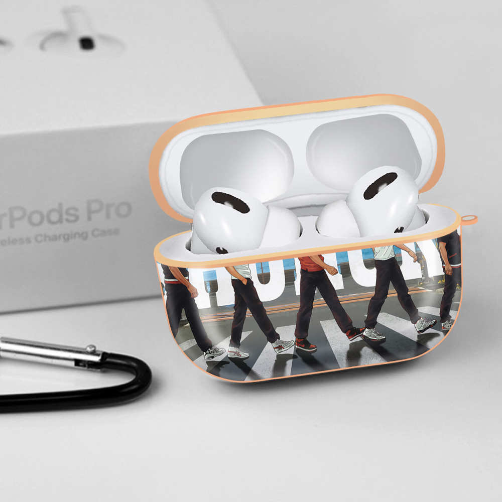 SLAM DUNK／スラムダンク 【AirPods Pro用】ハードシェル保護ケース｜耐衝撃・防指紋・カラビナ付き商品仕様