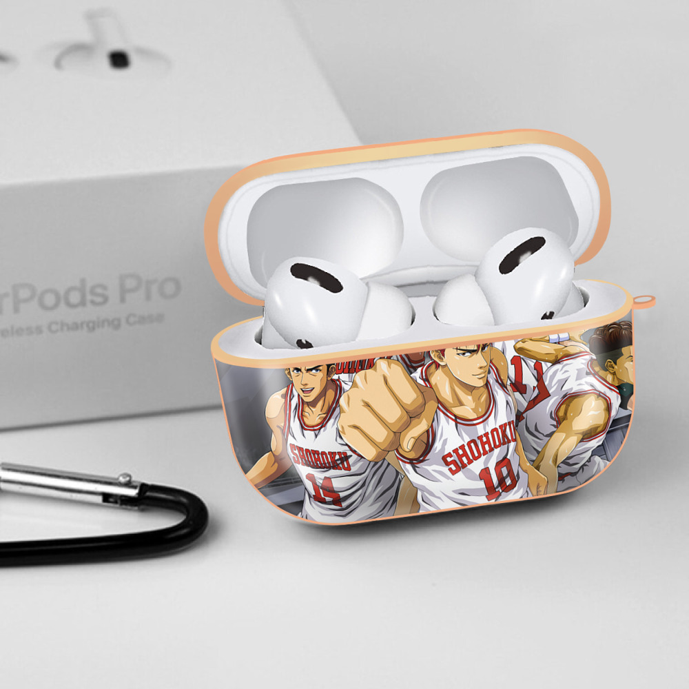 SLAM DUNK／スラムダンク 【AirPods Pro用】ハードシェル保護ケース｜耐衝撃・防指紋・カラビナ付き商品仕様