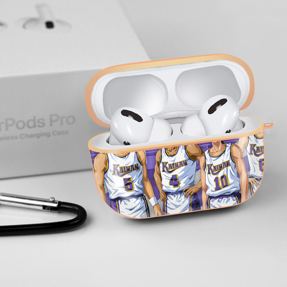 SLAM DUNK／スラムダンク 【AirPods Pro用】ハードシェル保護ケース｜耐衝撃・防指紋・カラビナ付き商品仕様