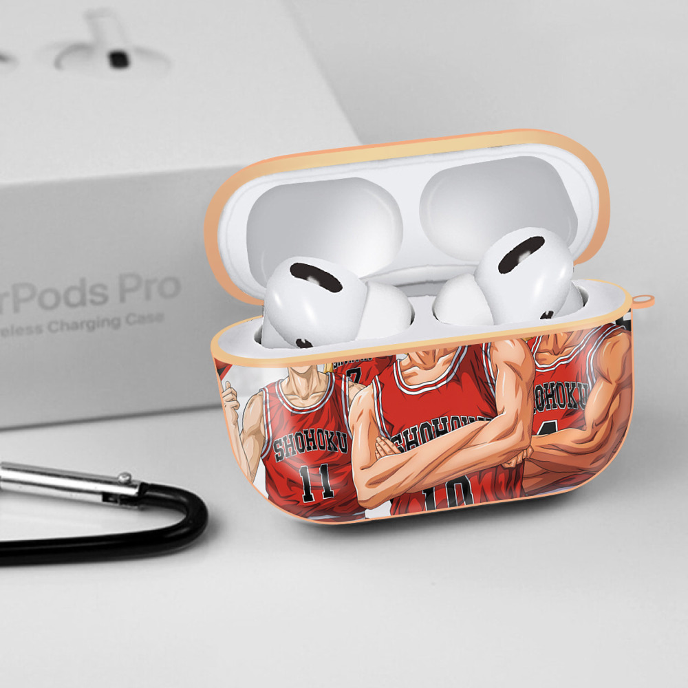 SLAM DUNK／スラムダンク 【AirPods Pro用】ハードシェル保護ケース｜耐衝撃・防指紋・カラビナ付き商品仕様