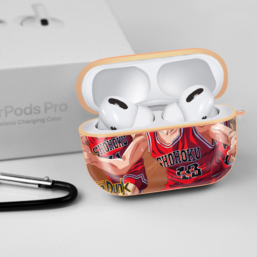 SLAM DUNK／スラムダンク 【AirPods Pro用】ハードシェル保護ケース｜耐衝撃・防指紋・カラビナ付き商品仕様