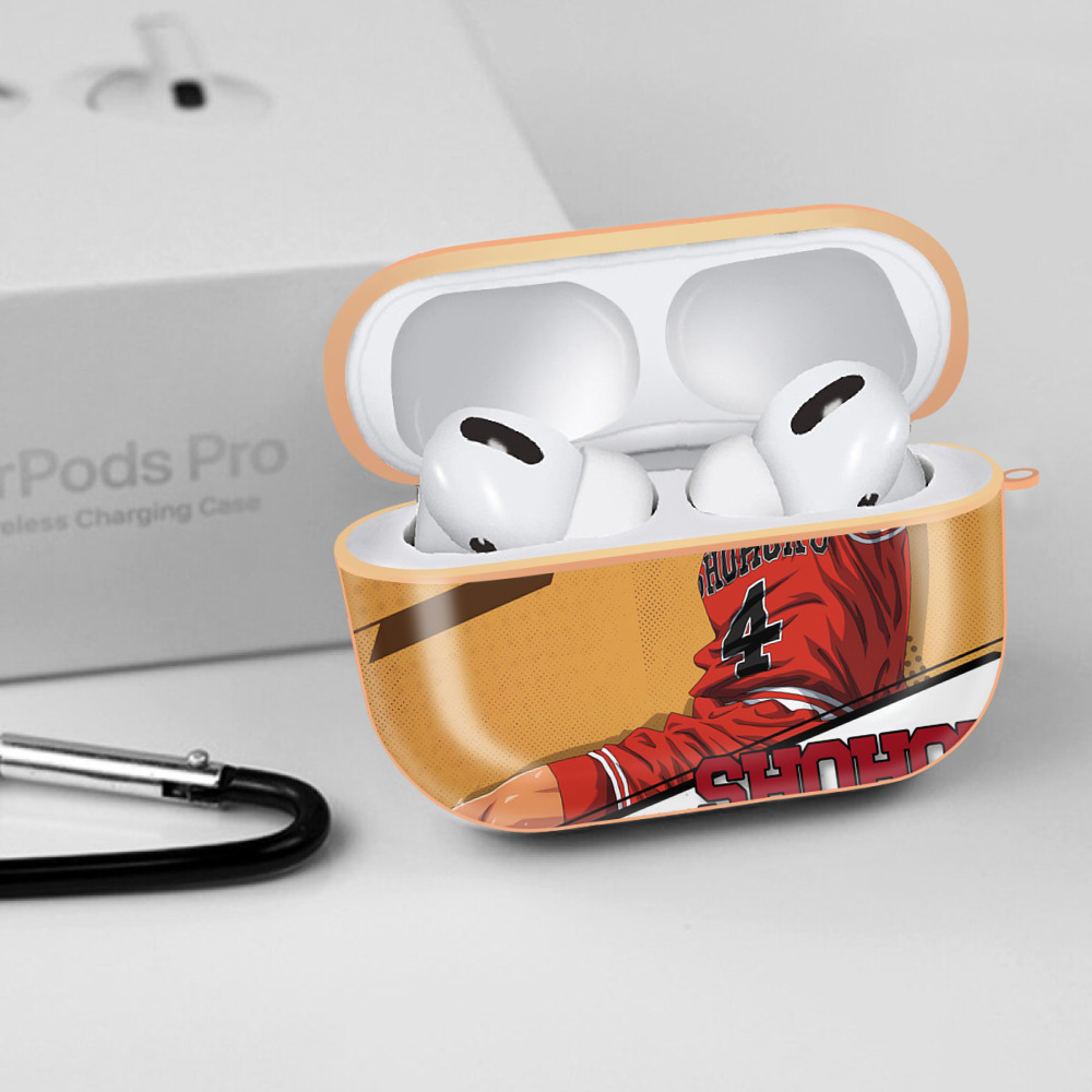 SLAM DUNK／スラムダンク 【AirPods Pro用】ハードシェル保護ケース｜耐衝撃・防指紋・カラビナ付き商品仕様