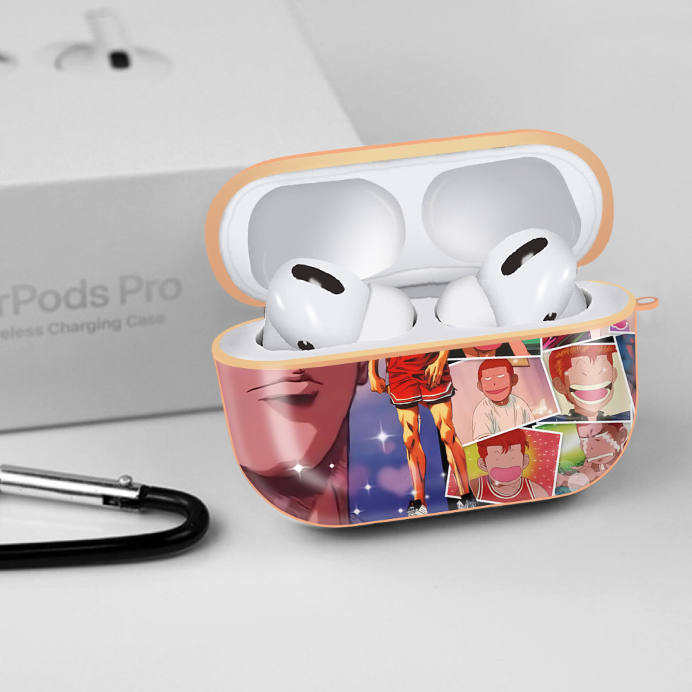 SLAM DUNK／スラムダンク 【AirPods Pro用】ハードシェル保護ケース｜耐衝撃・防指紋・カラビナ付き商品仕様