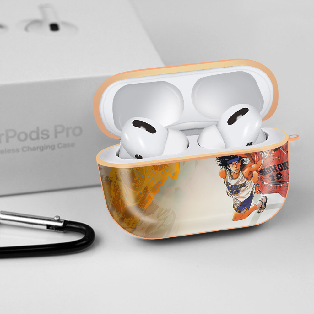 SLAM DUNK／スラムダンク 【AirPods Pro用】ハードシェル保護ケース｜耐衝撃・防指紋・カラビナ付き商品仕様