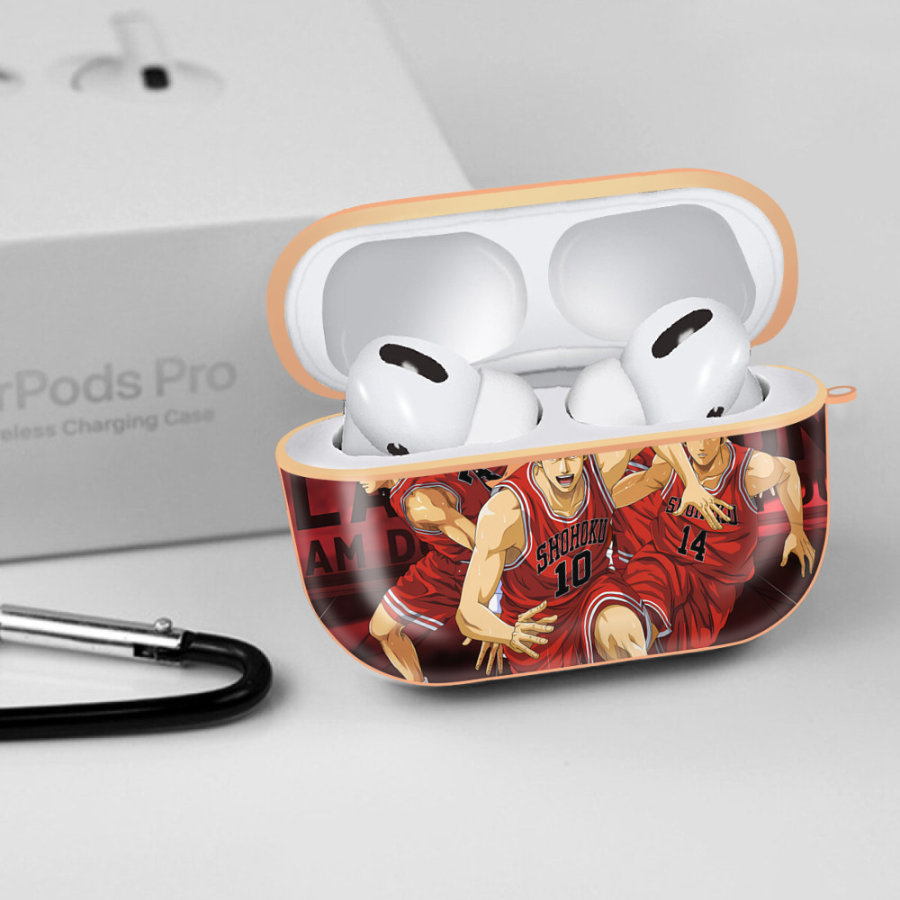 SLAM DUNK／スラムダンク 【AirPods Pro用】ハードシェル保護ケース｜耐衝撃・防指紋・カラビナ付き商品仕様