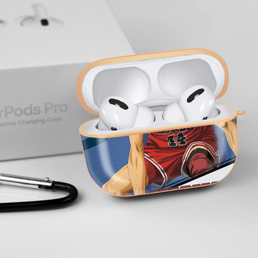 SLAM DUNK／スラムダンク 【AirPods Pro用】ハードシェル保護ケース｜耐衝撃・防指紋・カラビナ付き商品仕様