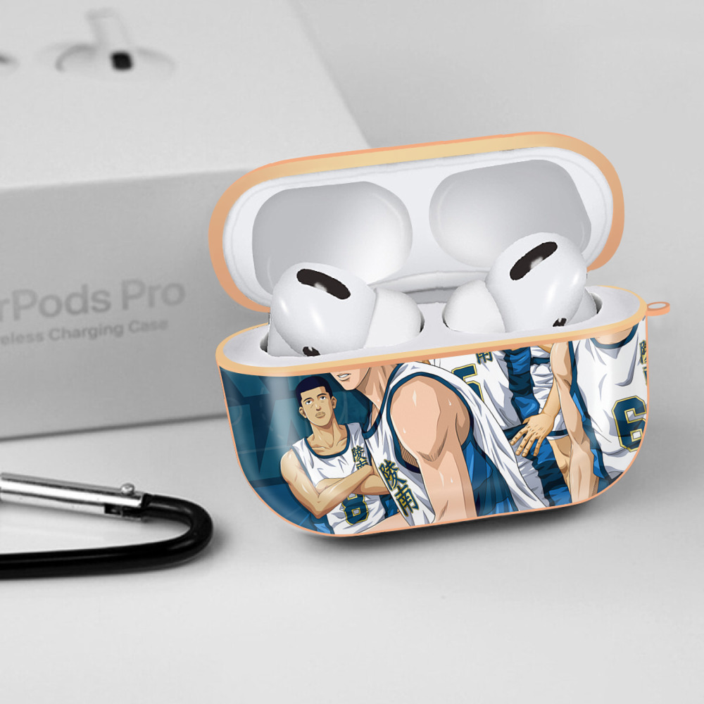SLAM DUNK／スラムダンク 【AirPods Pro用】ハードシェル保護ケース｜耐衝撃・防指紋・カラビナ付き商品仕様