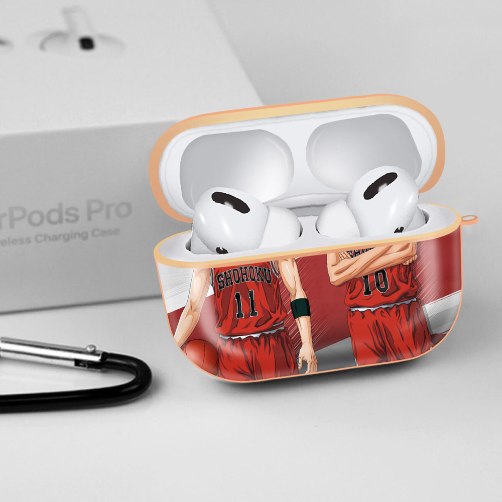 SLAM DUNK／スラムダンク 【AirPods Pro用】ハードシェル保護ケース｜耐衝撃・防指紋・カラビナ付き商品仕様