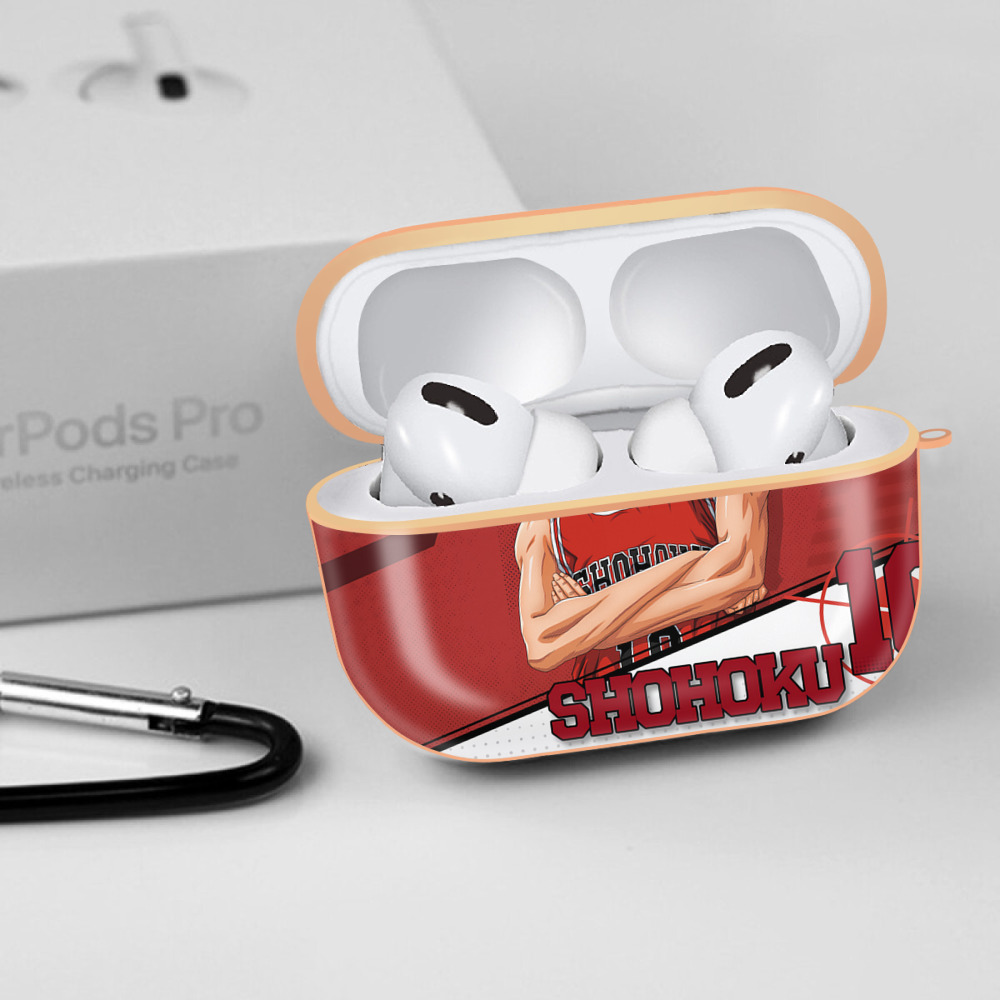 SLAM DUNK／スラムダンク 【AirPods Pro用】ハードシェル保護ケース｜耐衝撃・防指紋・カラビナ付き商品仕様