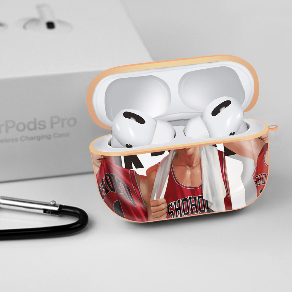 SLAM DUNK／スラムダンク 【AirPods Pro用】ハードシェル保護ケース｜耐衝撃・防指紋・カラビナ付き商品仕様