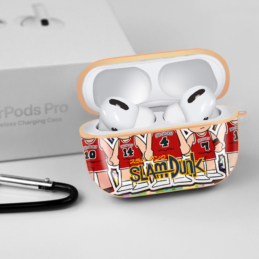 SLAM DUNK／スラムダンク 【AirPods Pro用】ハードシェル保護ケース｜耐衝撃・防指紋・カラビナ付き商品仕様