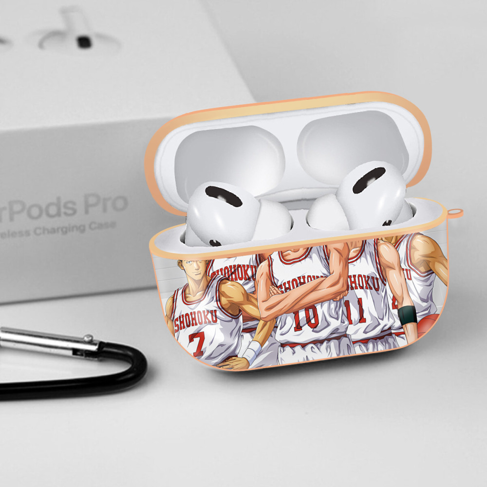 SLAM DUNK／スラムダンク 【AirPods Pro用】ハードシェル保護ケース｜耐衝撃・防指紋・カラビナ付き商品仕様