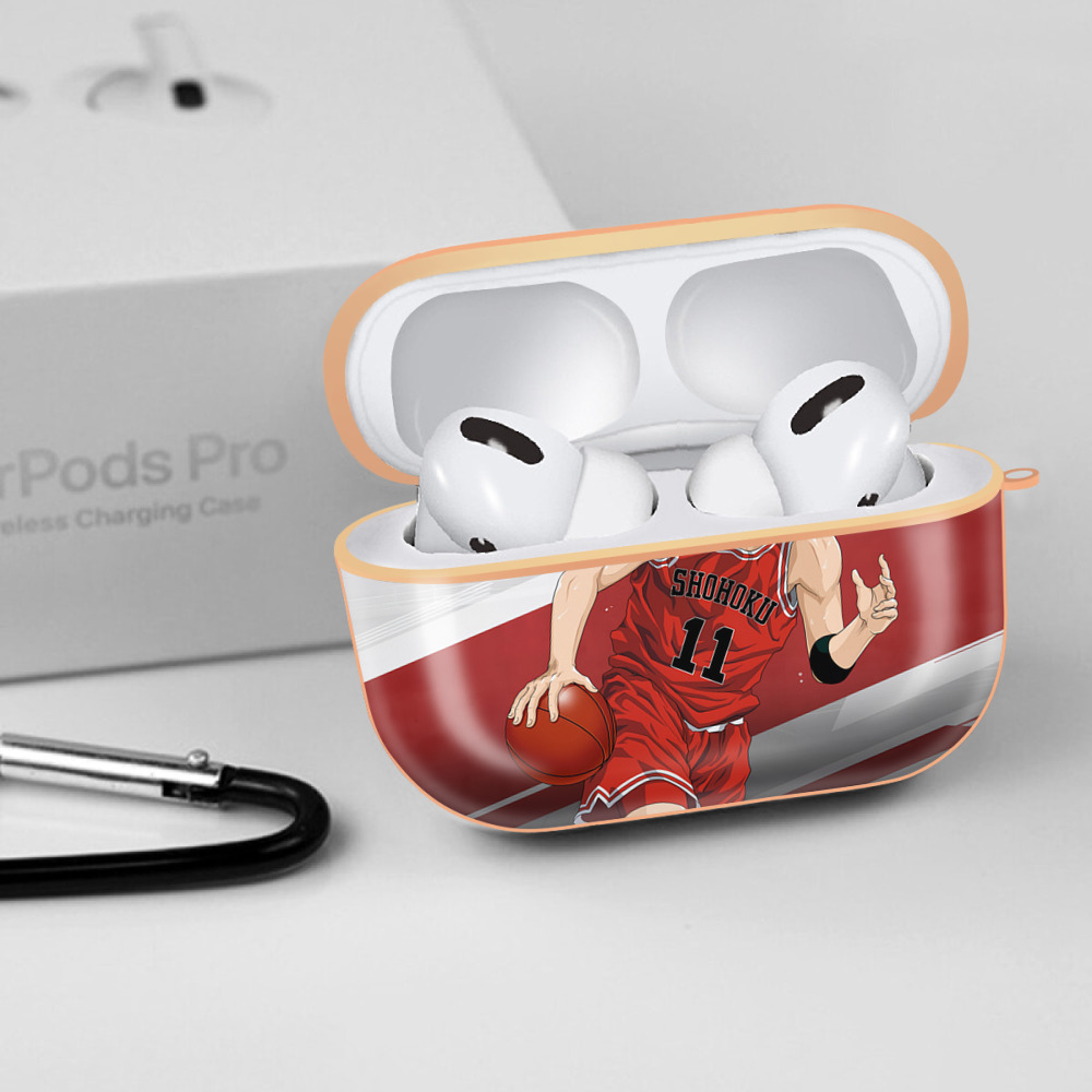 SLAM DUNK／スラムダンク 【AirPods Pro用】ハードシェル保護ケース｜耐衝撃・防指紋・カラビナ付き商品仕様