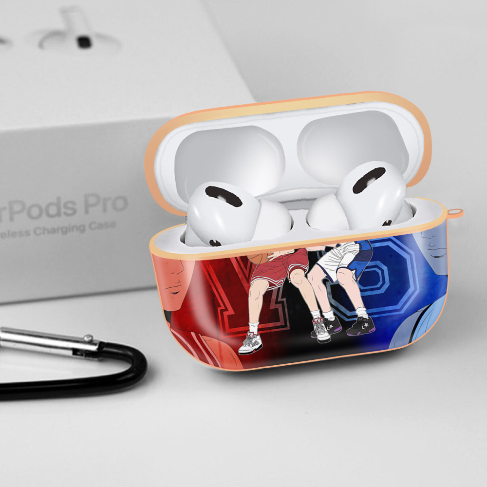 SLAM DUNK／スラムダンク 【AirPods Pro用】ハードシェル保護ケース｜耐衝撃・防指紋・カラビナ付き商品仕様