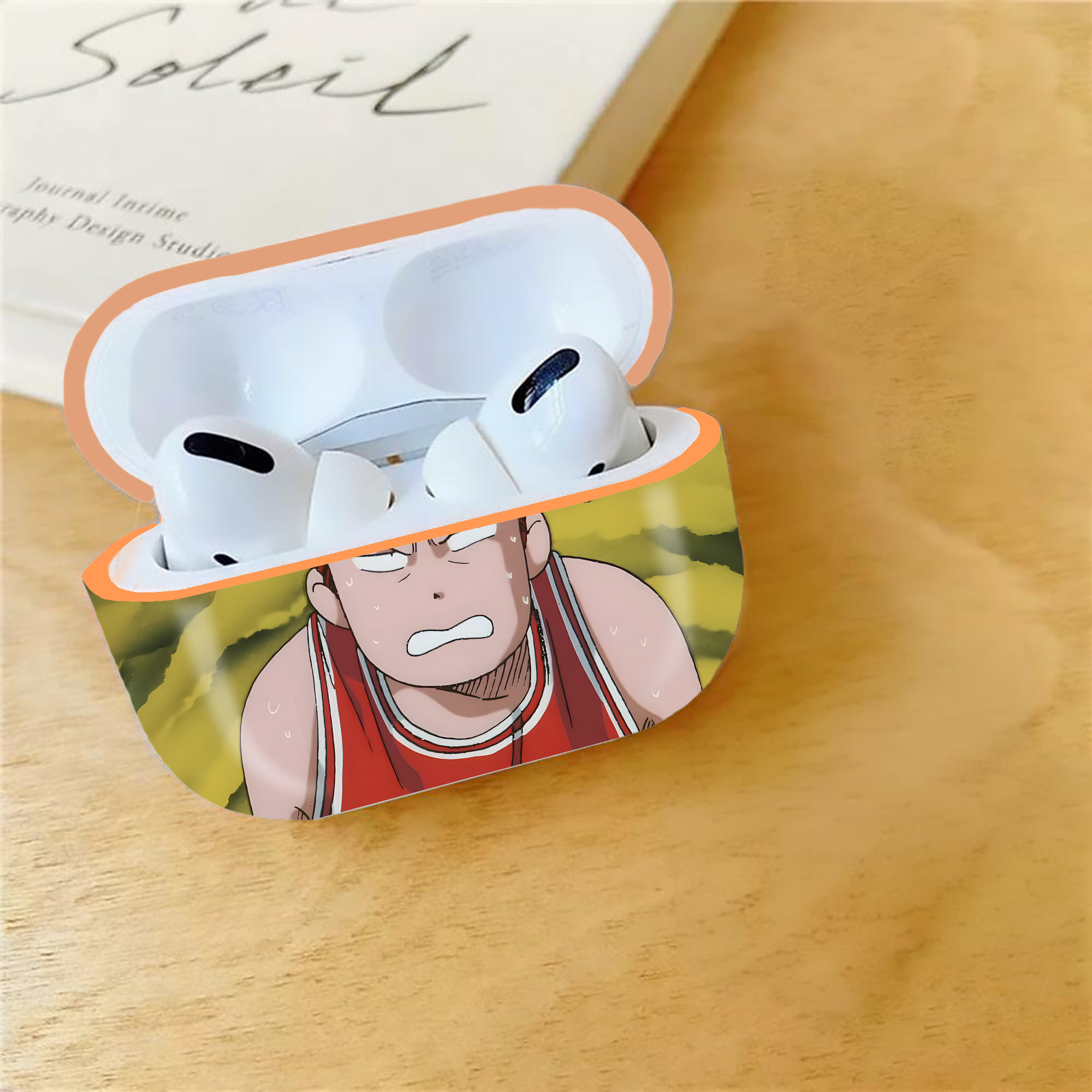 SLAM DUNK／スラムダンク 【AirPods Pro用】ハードシェル保護ケース｜耐衝撃・防指紋・カラビナ付き商品仕様