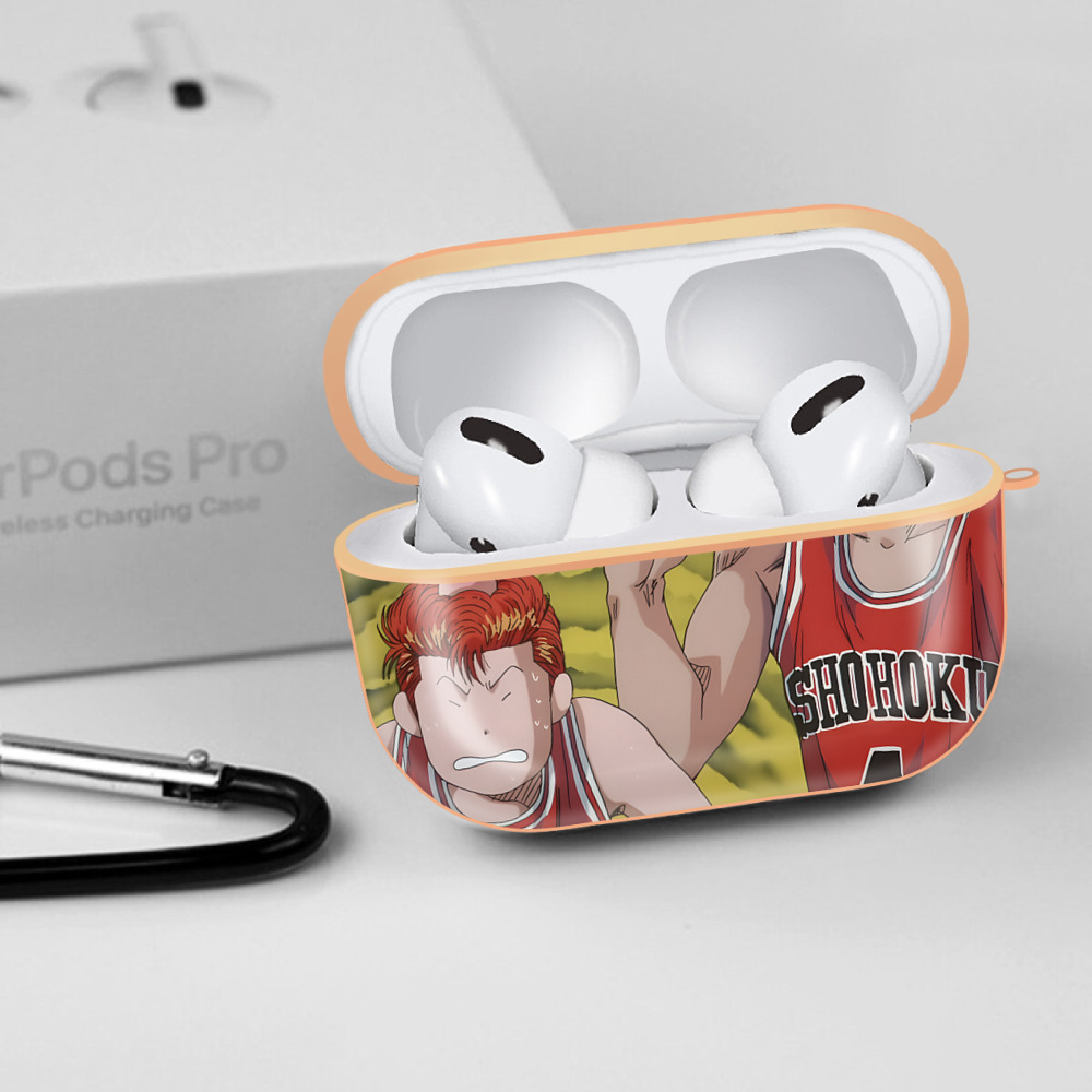 SLAM DUNK／スラムダンク 【AirPods Pro用】ハードシェル保護ケース｜耐衝撃・防指紋・カラビナ付き商品仕様