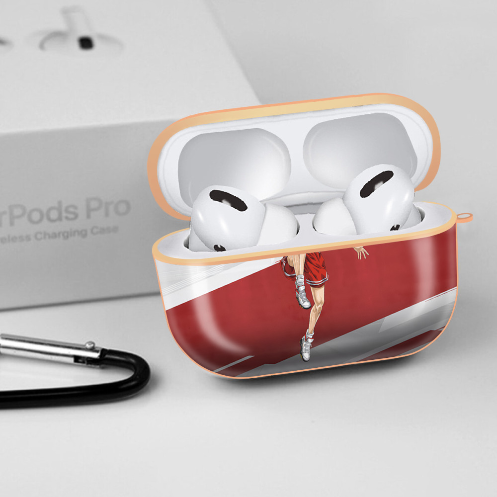 SLAM DUNK／スラムダンク 【AirPods Pro用】ハードシェル保護ケース｜耐衝撃・防指紋・カラビナ付き商品仕様