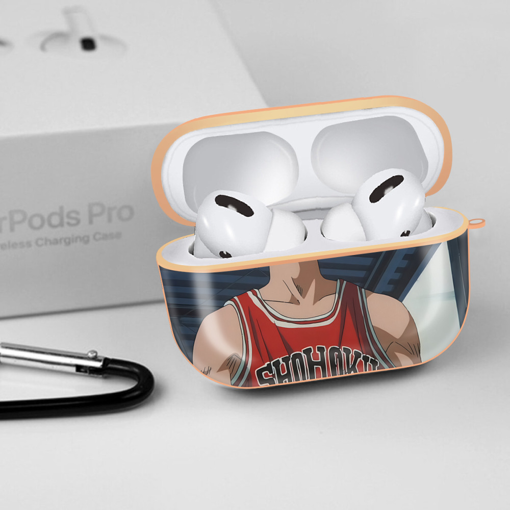 SLAM DUNK／スラムダンク 【AirPods Pro用】ハードシェル保護ケース｜耐衝撃・防指紋・カラビナ付き商品仕様