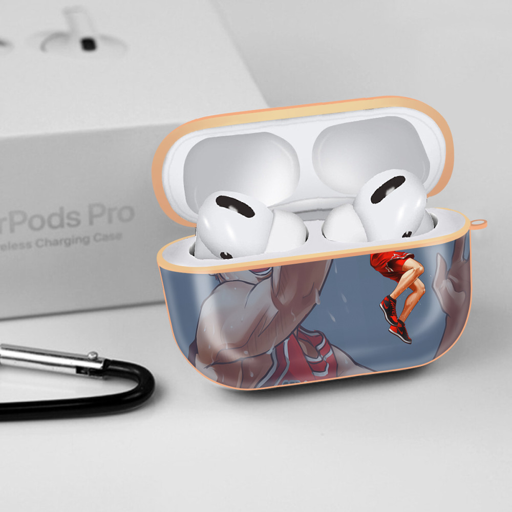 SLAM DUNK／スラムダンク 【AirPods Pro用】ハードシェル保護ケース｜耐衝撃・防指紋・カラビナ付き商品仕様