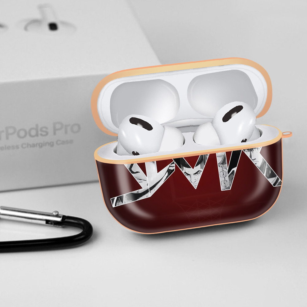 SLAM DUNK／スラムダンク 【AirPods Pro用】ハードシェル保護ケース｜耐衝撃・防指紋・カラビナ付き商品仕様