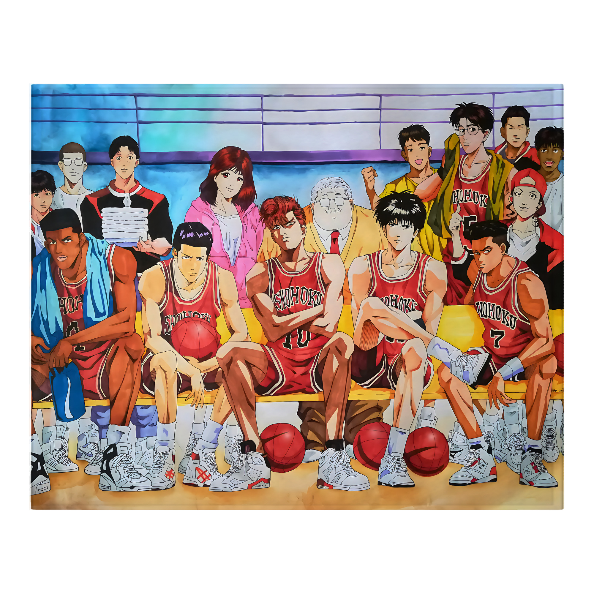 （画像用） SLAM DUNK／スラムダンク フランネルブランケット・多サイズ対応（横型）