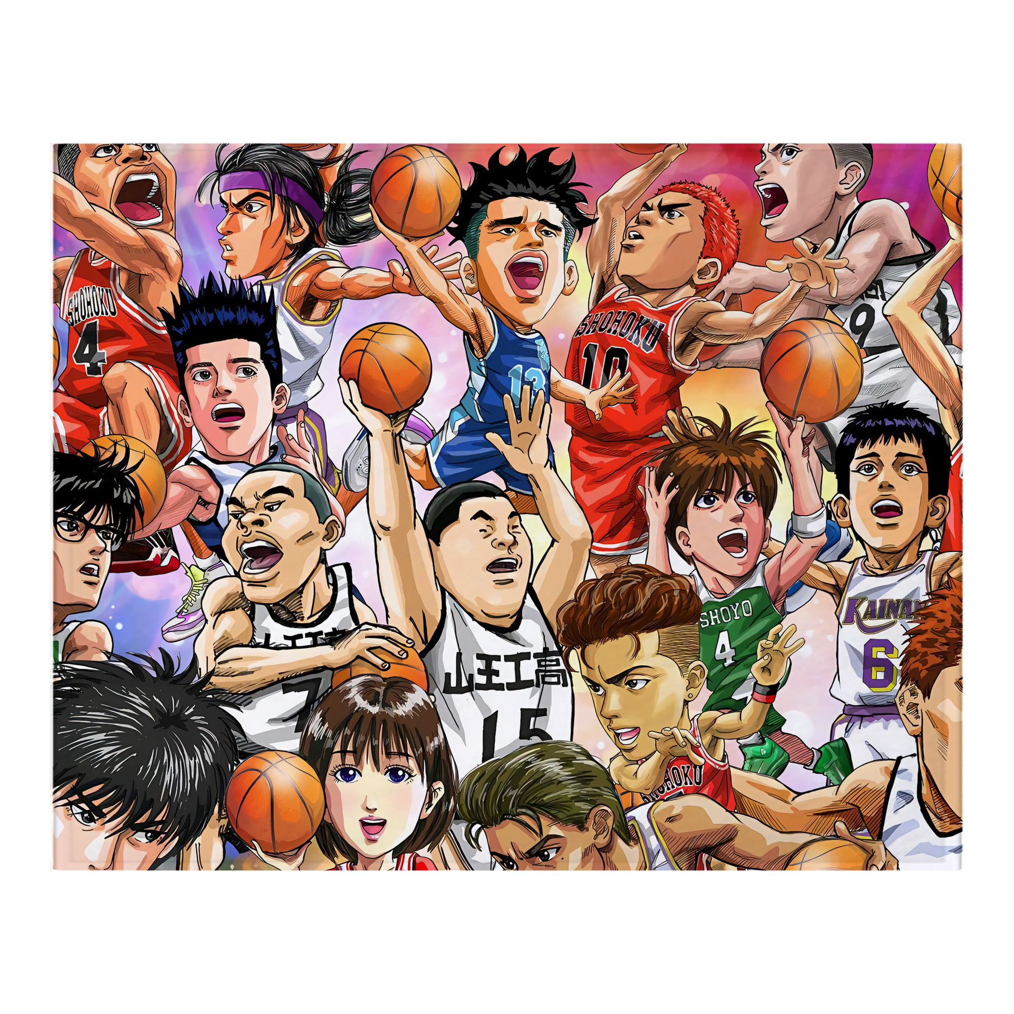 （画像用） SLAM DUNK／スラムダンク フランネルブランケット・多サイズ対応（横型）