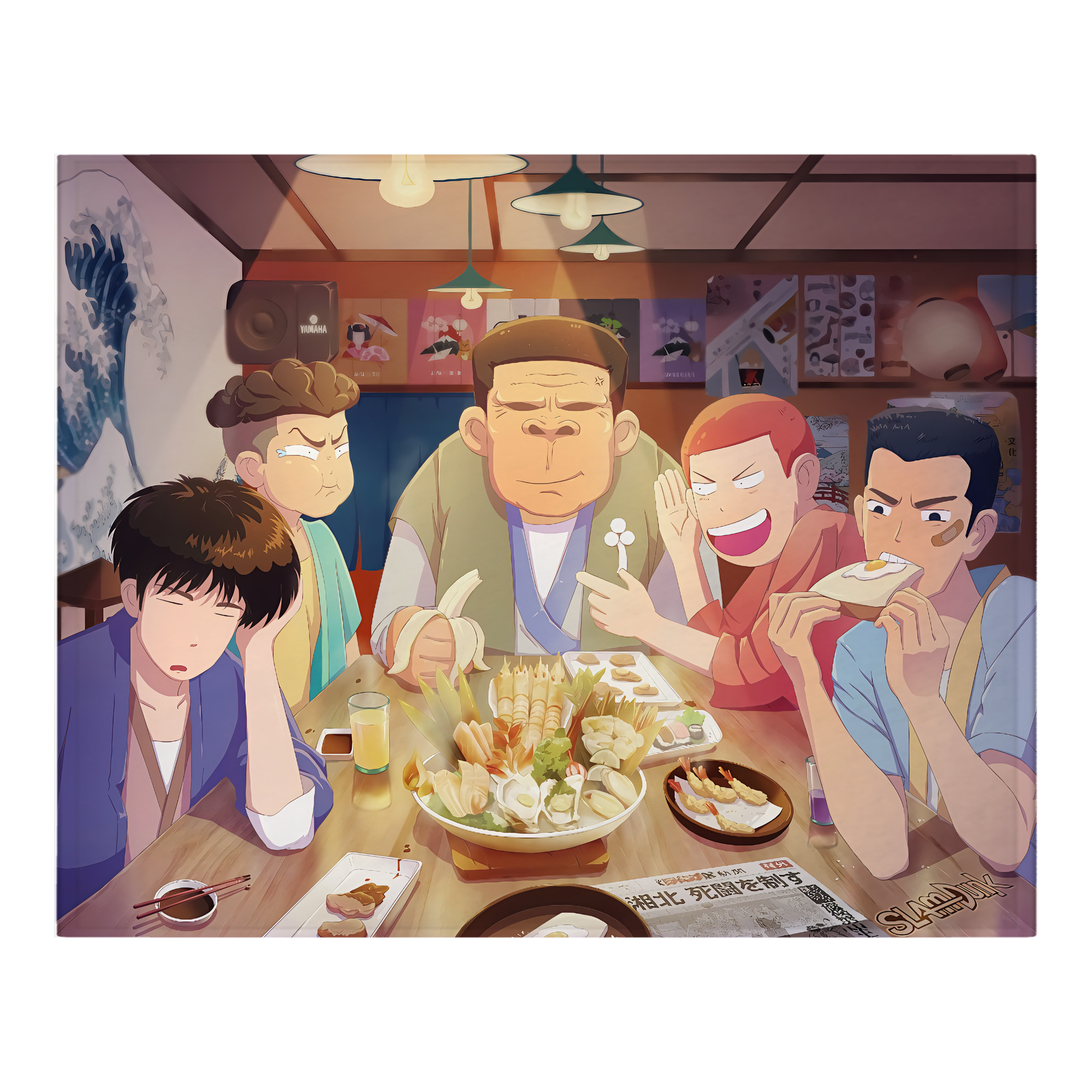 （画像用） SLAM DUNK／スラムダンク フランネルブランケット・多サイズ対応（横型）