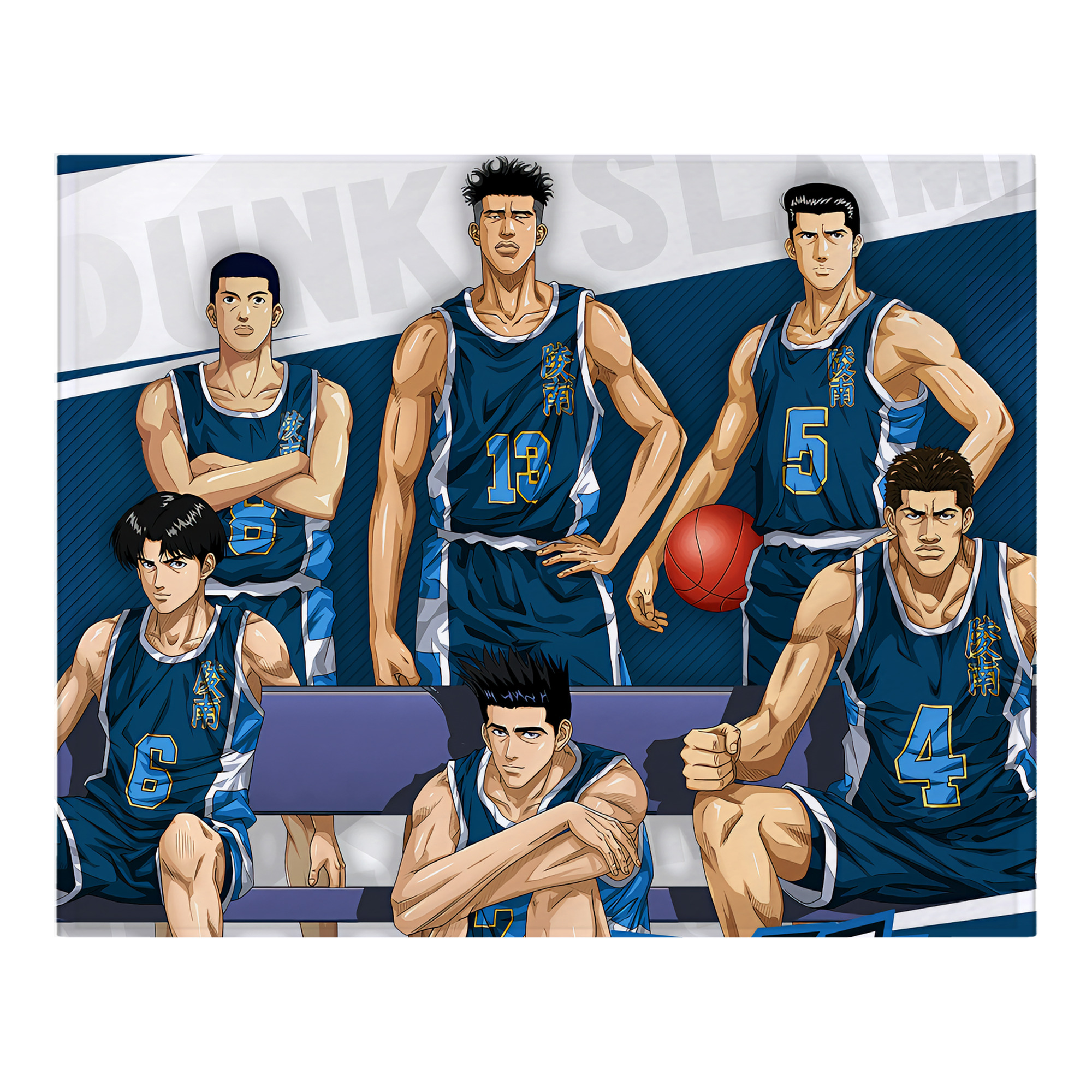 （画像用） SLAM DUNK／スラムダンク フランネルブランケット・多サイズ対応（横型）