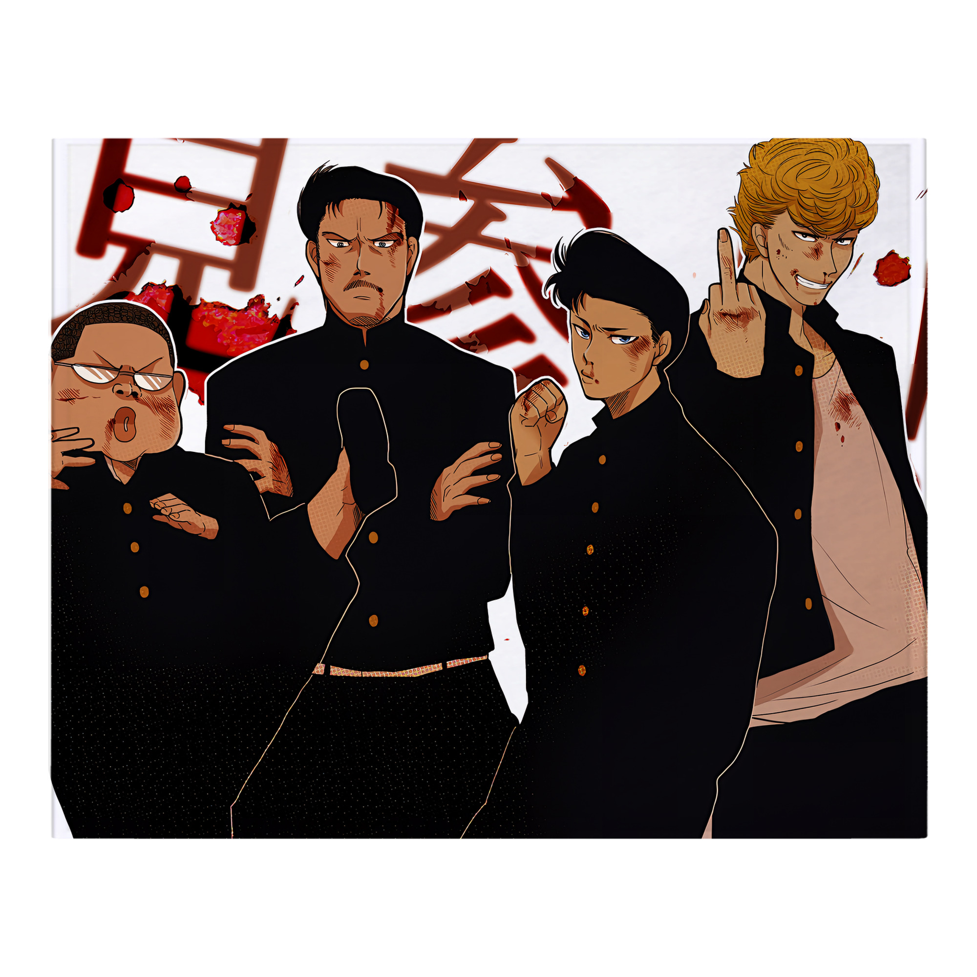 （画像用） SLAM DUNK／スラムダンク フランネルブランケット・多サイズ対応（横型）