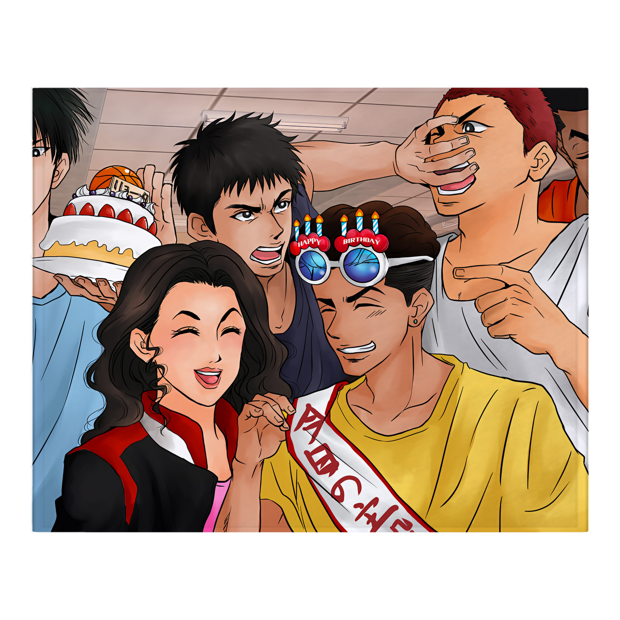 （画像用） SLAM DUNK／スラムダンク フランネルブランケット・多サイズ対応（横型）