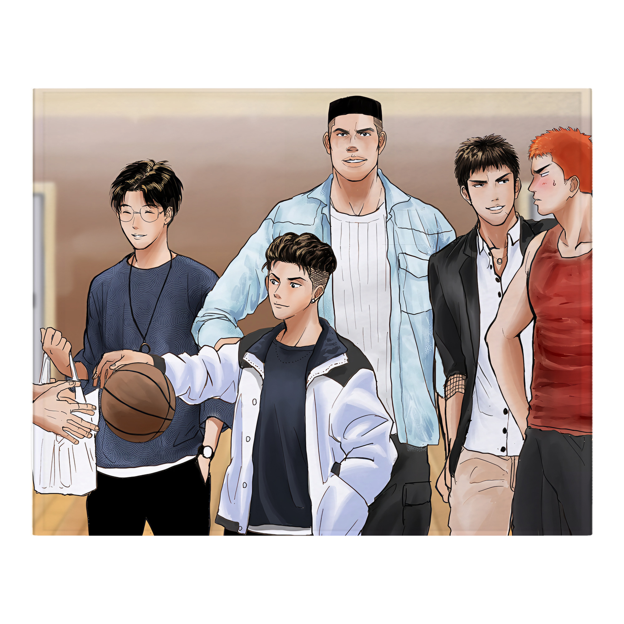 （画像用） SLAM DUNK／スラムダンク フランネルブランケット・多サイズ対応（横型）