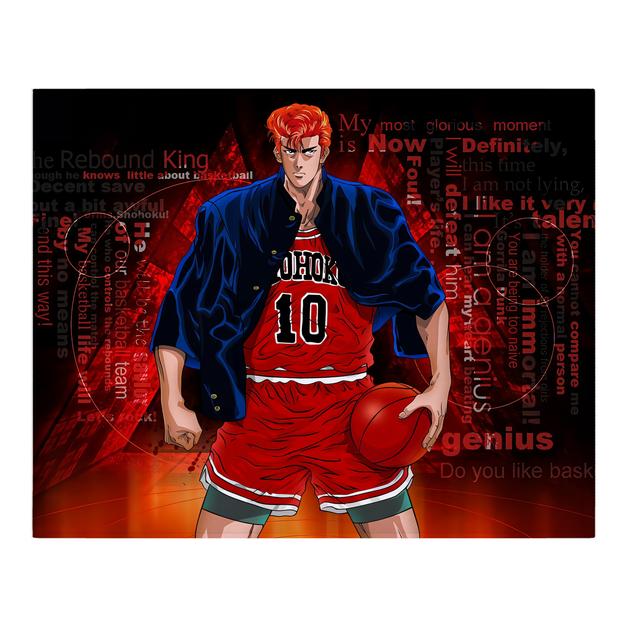 （画像用） SLAM DUNK／スラムダンク フランネルブランケット・多サイズ対応（横型）