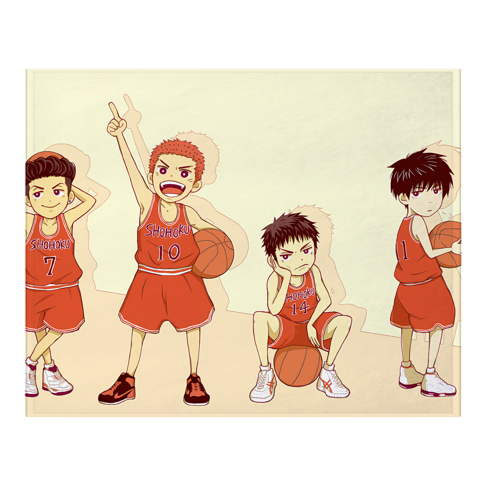 （画像用） SLAM DUNK／スラムダンク フランネルブランケット・多サイズ対応（横型）